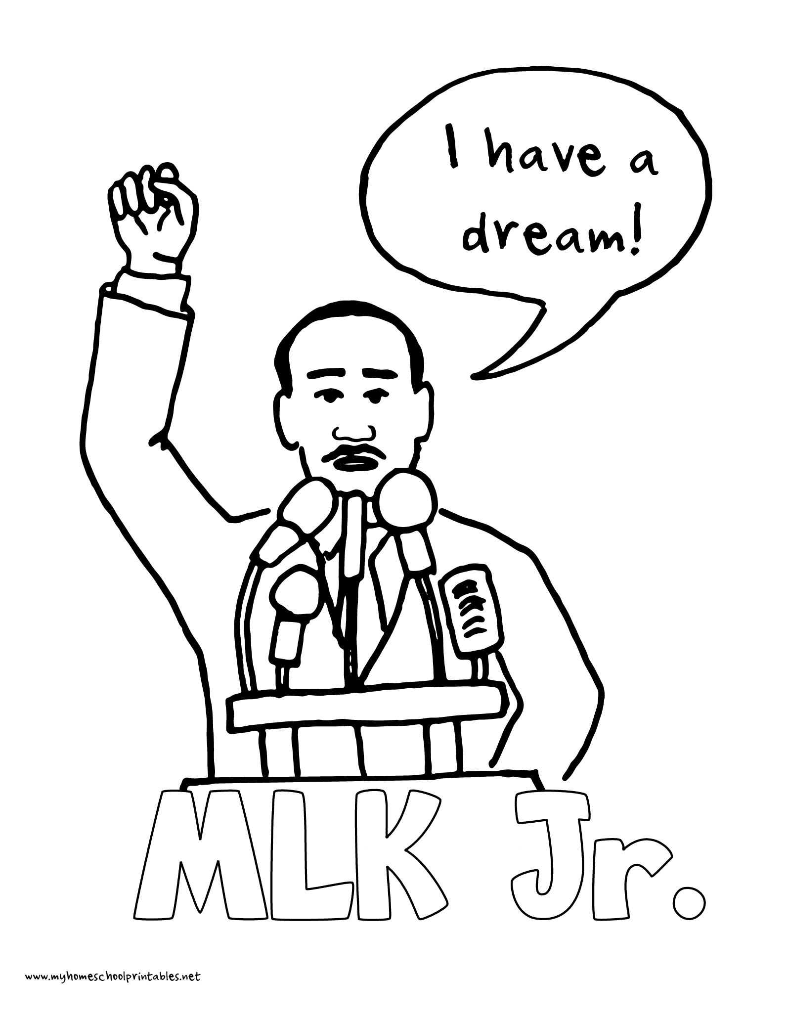 1594x2063 World History Coloring Pages Printables Mlk Martin Luther King Jr