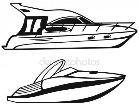 450x343 Speedboat Stock Vectors, Royalty Free Speedboat Illustrations