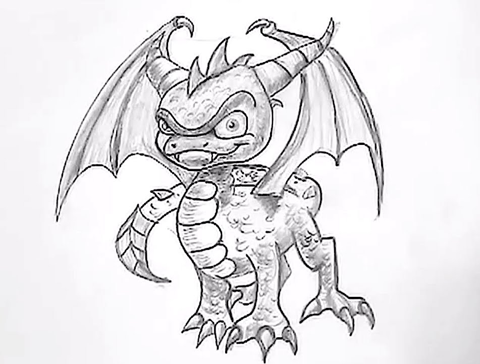 951x721 Speed Draw Spyro Skylanders