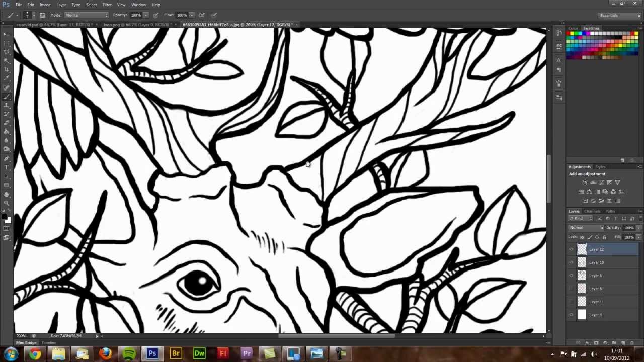 1280x720 Speed Drawing Tutorial