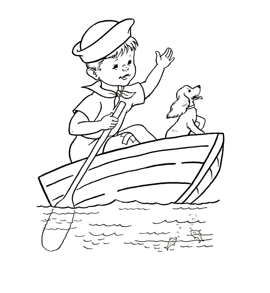 925x1003 Free Printable Boat Coloring Pages For Kids