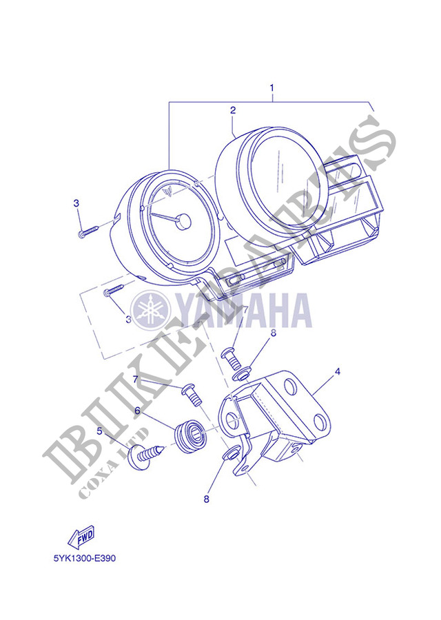 640x900 Speedometer Mt03 010 Yamaha Motorcycle Mt03 660 2007 Europe