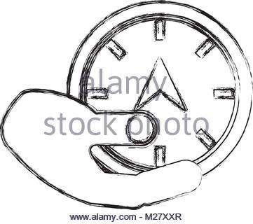 361x320 Hand With Speedometer Vector Illustration Stock Vector Art