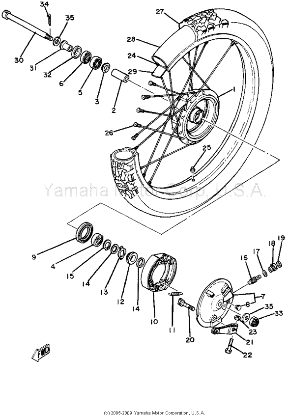 588x845 Broken Speedometer Cable Repair To A 1981 Yamaha Xt250.