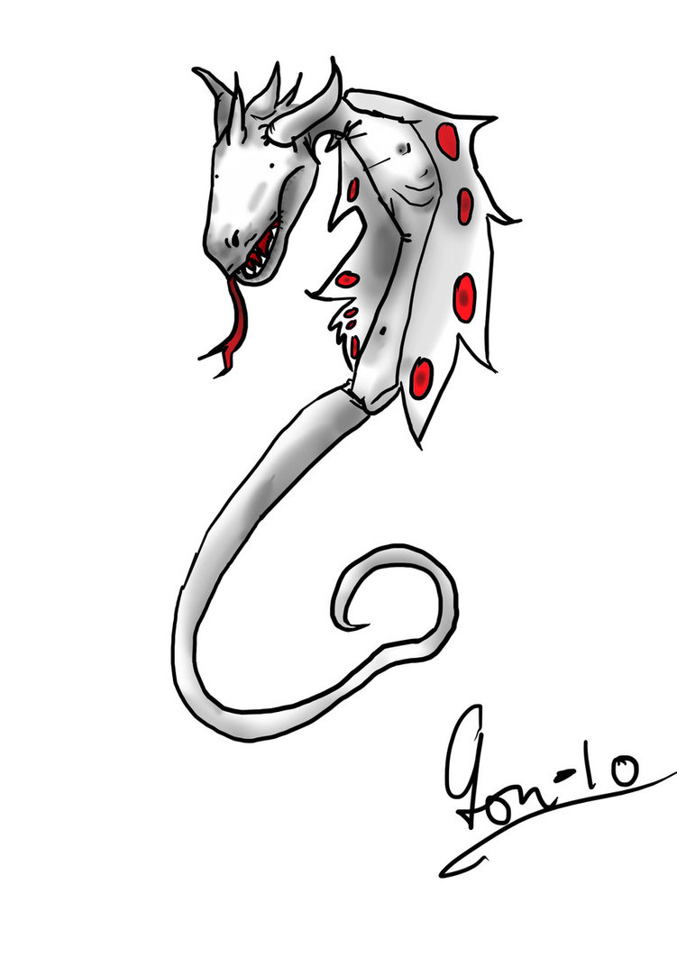 751x1062 Sperm Dragon By Hollyoakhill