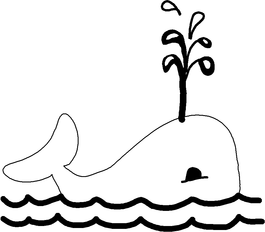 931x814 Blue Whale Clipart Line Drawing