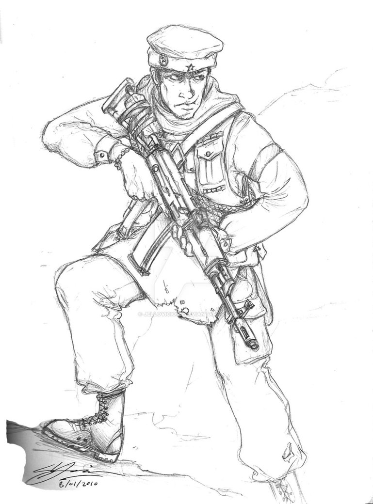 Spetsnaz Drawing at GetDrawings | Free download