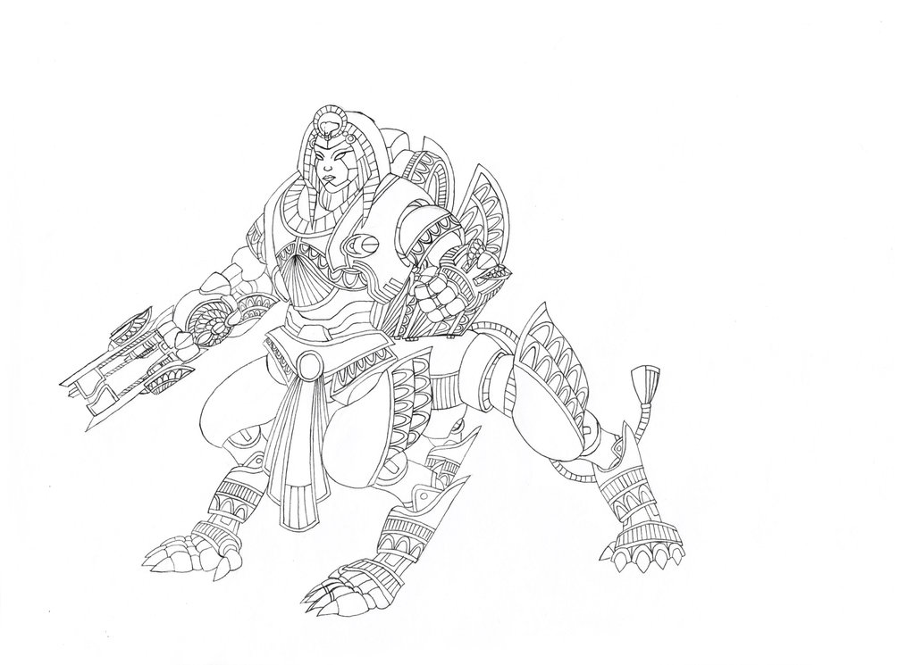 1024x745 Orisa Sphinx Skin [Uncolored] By Stupidcupidmusic