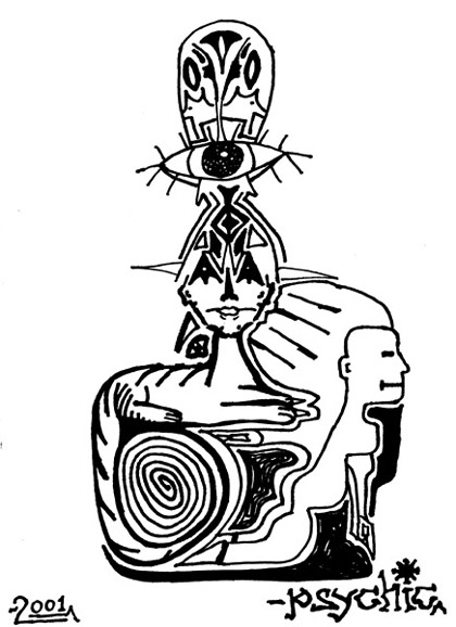 420x578 Drawing Cat Woman Of Egypt (2001) The Art Of Jukka Eronen
