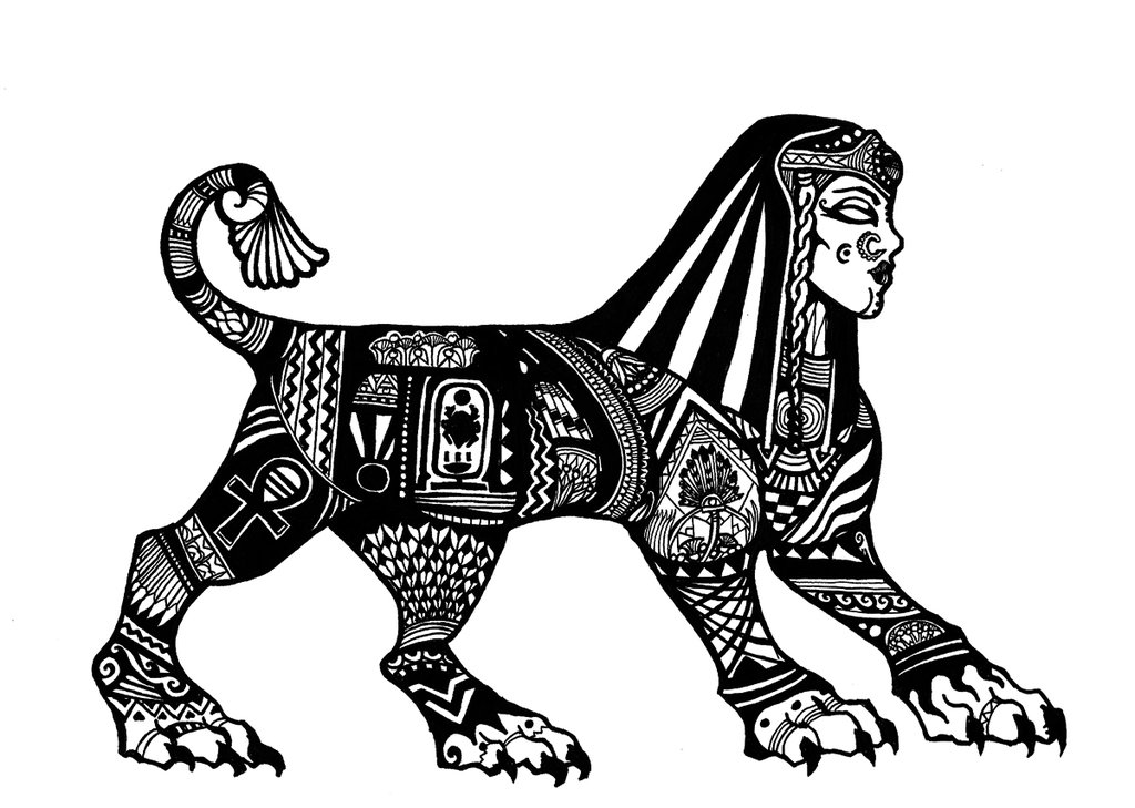 1024x729 Sphinx By Heartfullofhell On Animation Art
