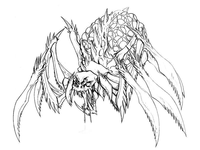 800x600 Monster Spider By Yindragon