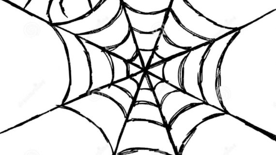 570x320 How To Draw A Spider Web Easy Tutorial How To Draw A Spider39s Web