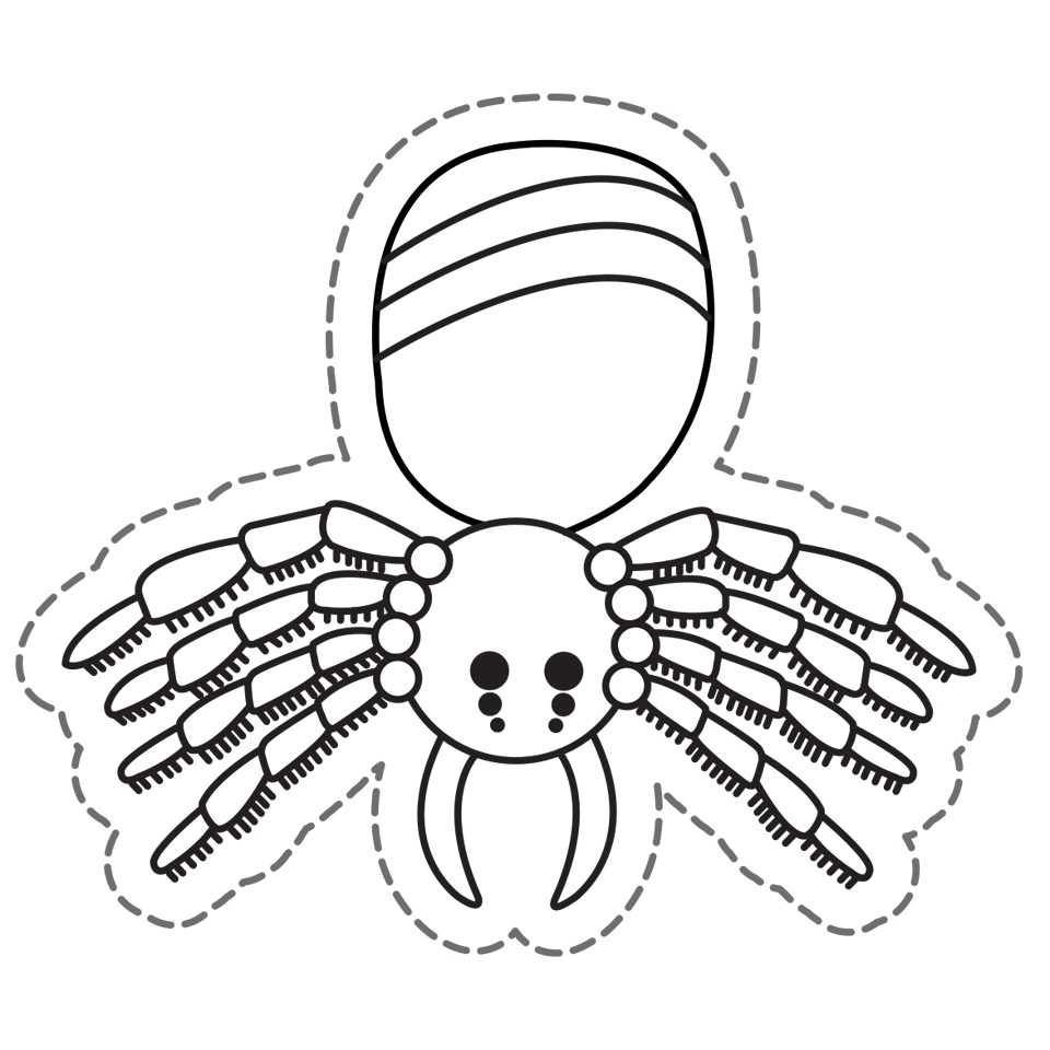 960x960 Hanging Web And Creepy Spider