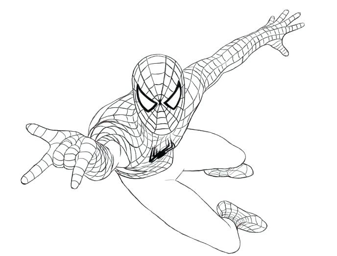 688x523 Coloring Pages Spider Man Printable Coloring Pages For Kids Visit
