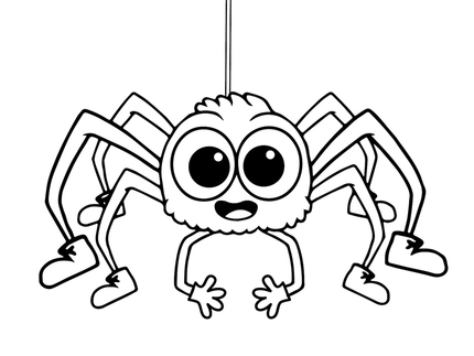 430x323 Printable Spider Coloring Pages Online For Kids