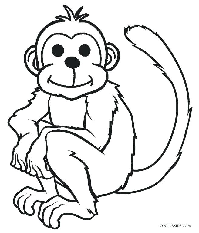 656x770 Amazing Spider Monkey Coloring Page New Free Printable Pages