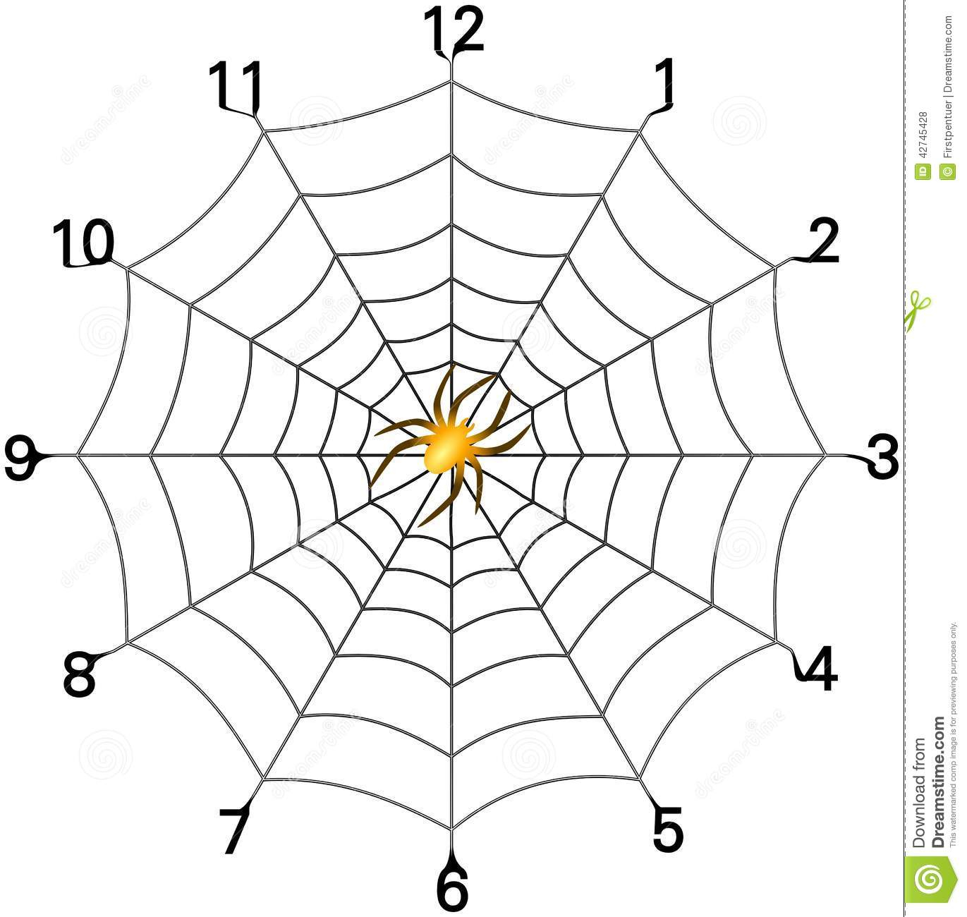 1371x1300 Simple Spider Web Drawing Simple Spider Web Clock Face With Golden
