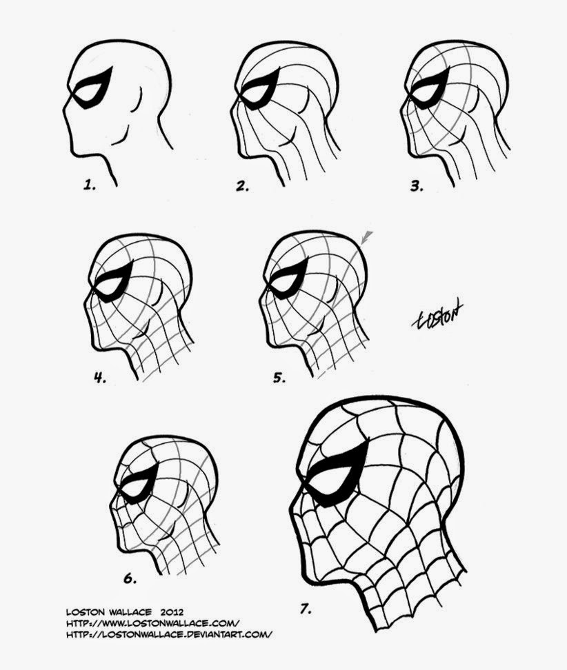 822x972 Spider Man Mask Diy