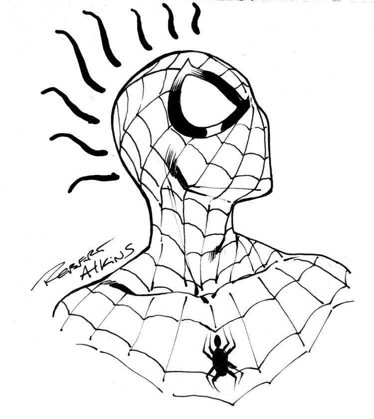 750x840 Drawing Clipart Spiderman