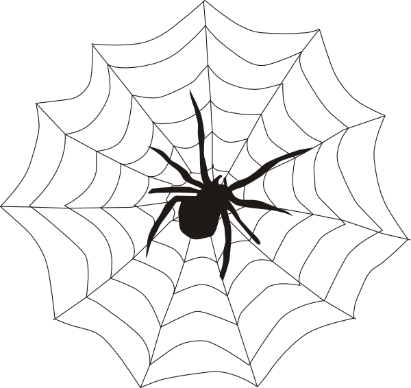 600x566 Spider And Web Clip Art
