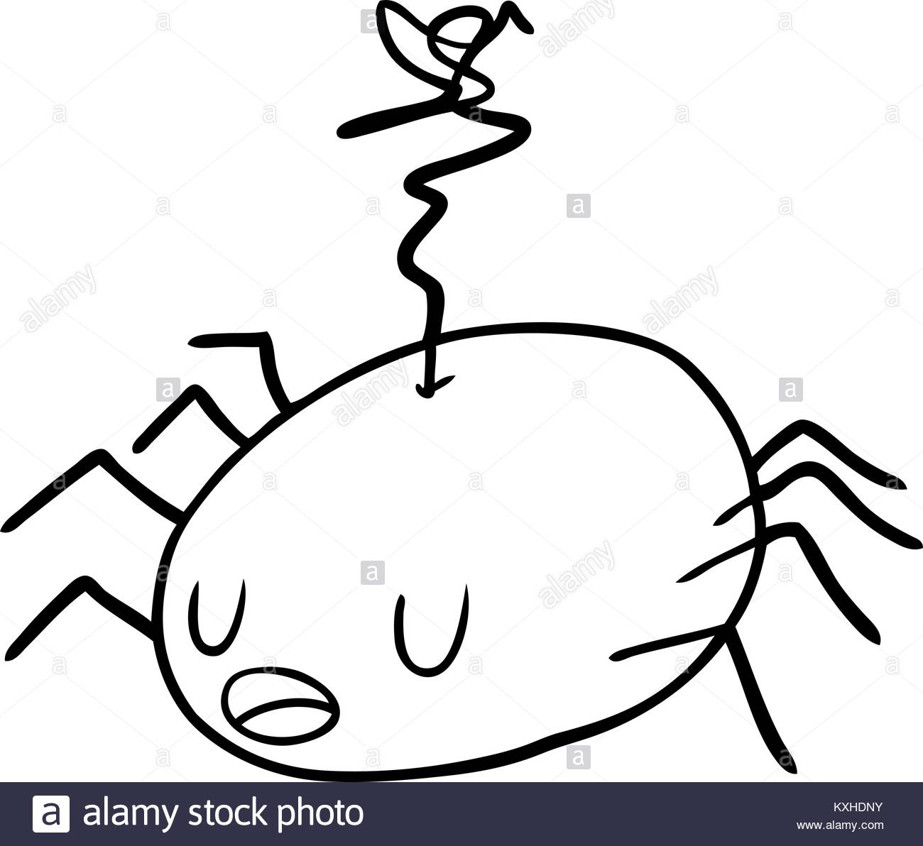 1300x1192 Spider Cartoon Black And White Stock Photos Amp Images