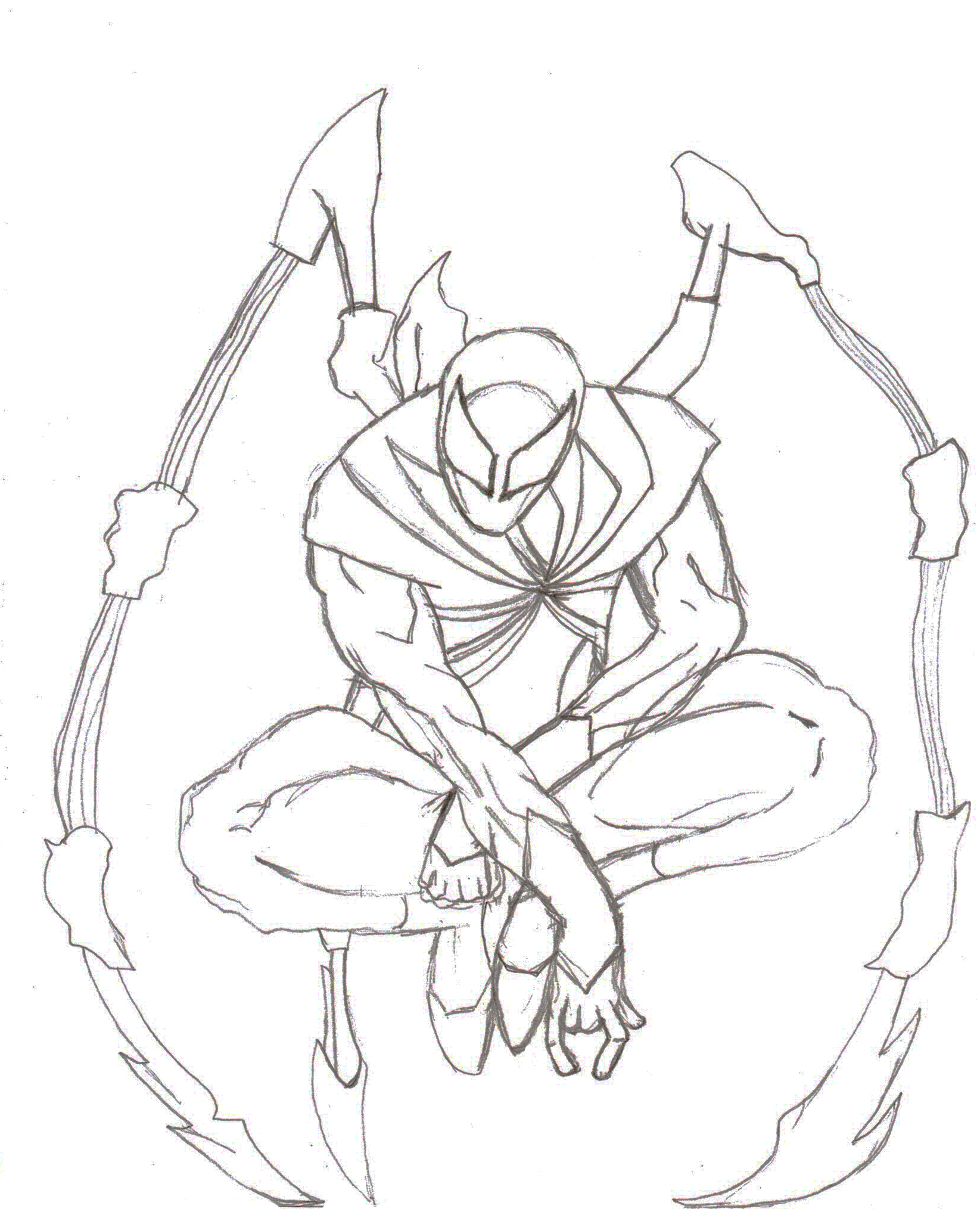 1645x2029 The Iron Spider By Shahzadx