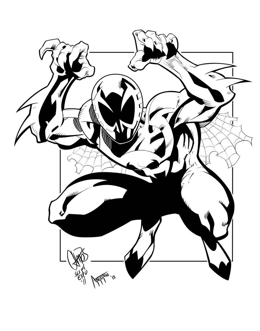 900x1145 Spider Man 2099 Ink By Djantonio