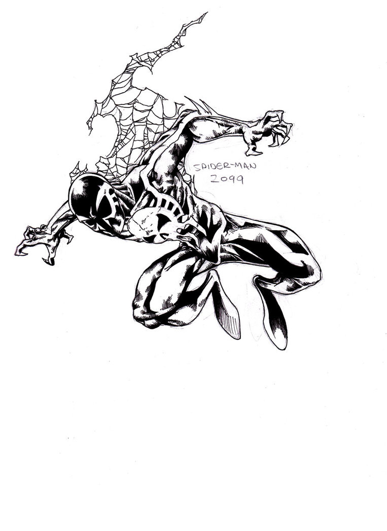 Spider Man 2099 Drawing at GetDrawings | Free download