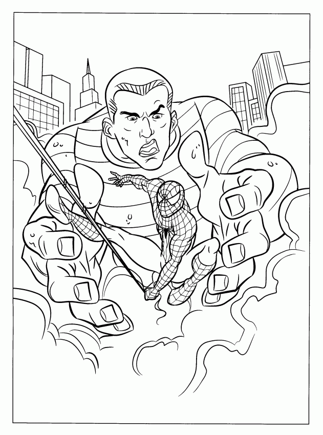 631x850 Spider Man 3 Coloring Pages