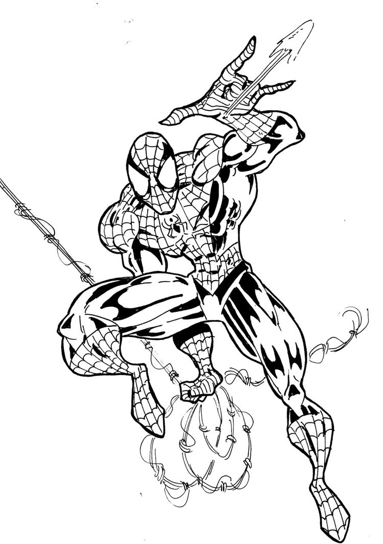 Spider Man Cartoon Drawing at GetDrawings | Free download