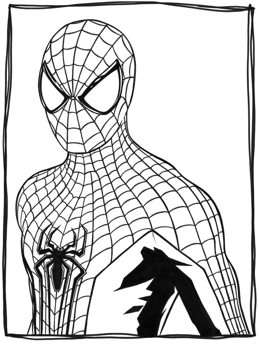 Spider Man Drawing at GetDrawings | Free download