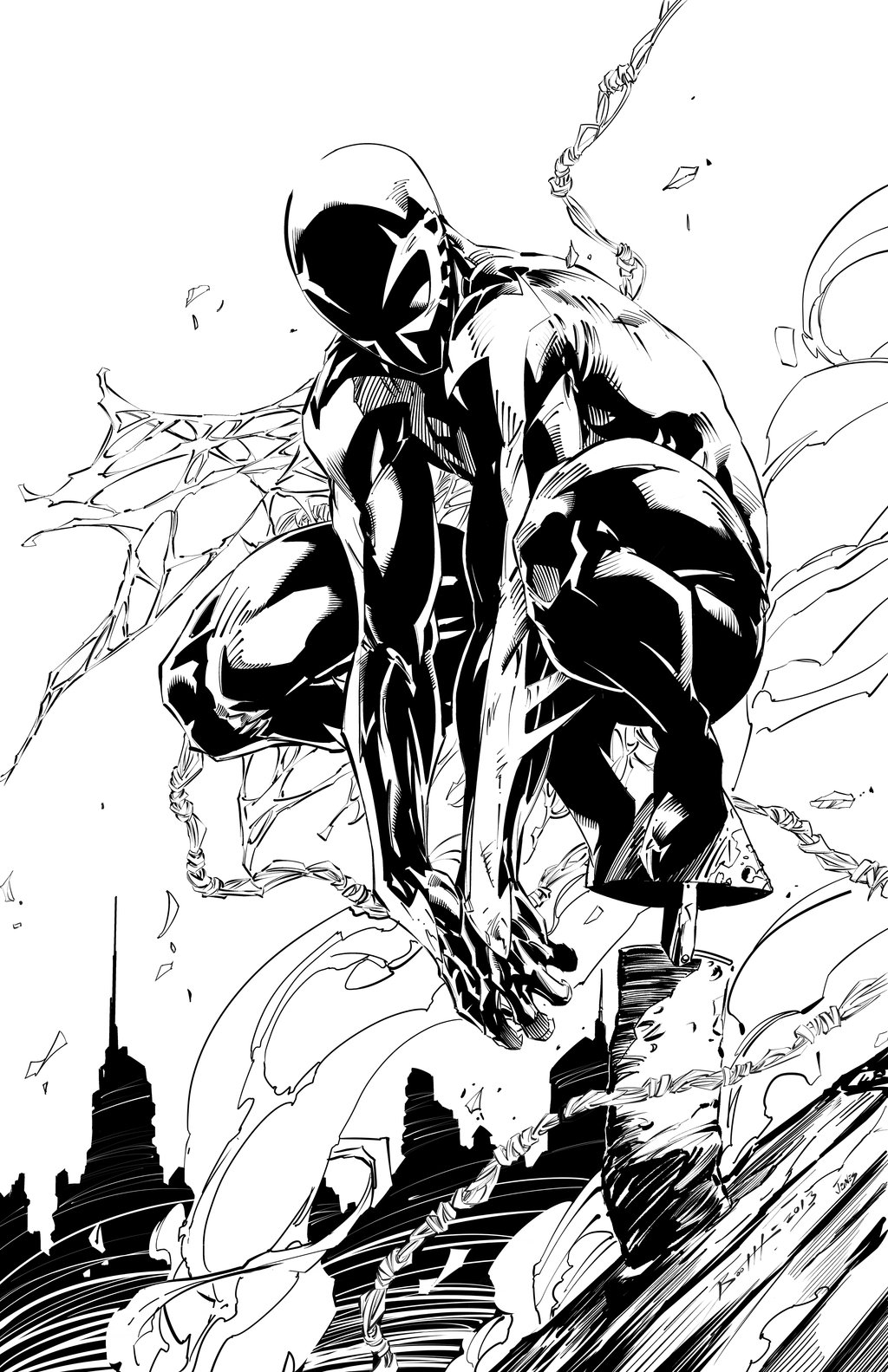 1024x1583 Inks Over Brett Booth By Benjonesart On Comixmania