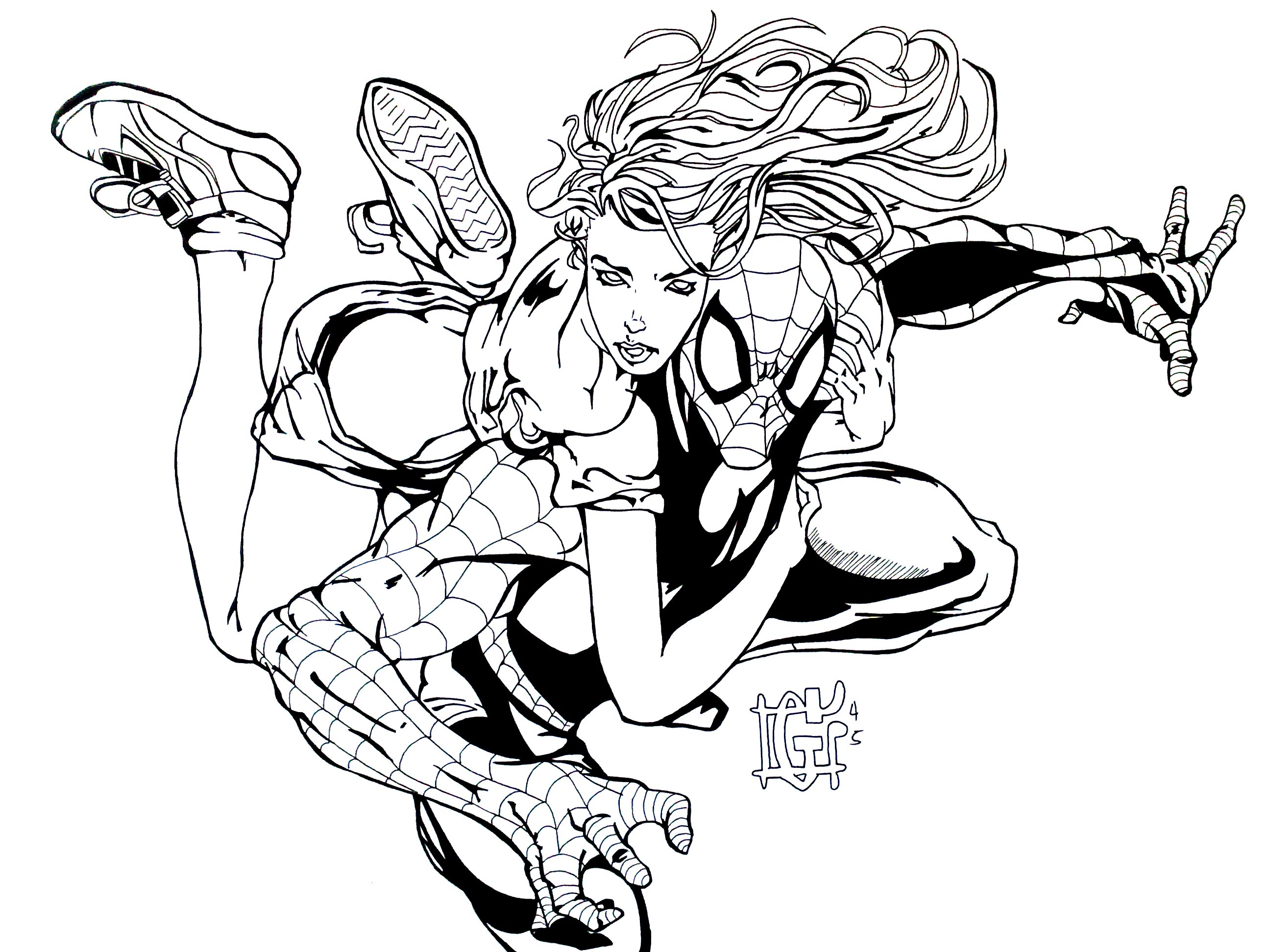 2592x1944 Spider Man And Mj By Gabaroa