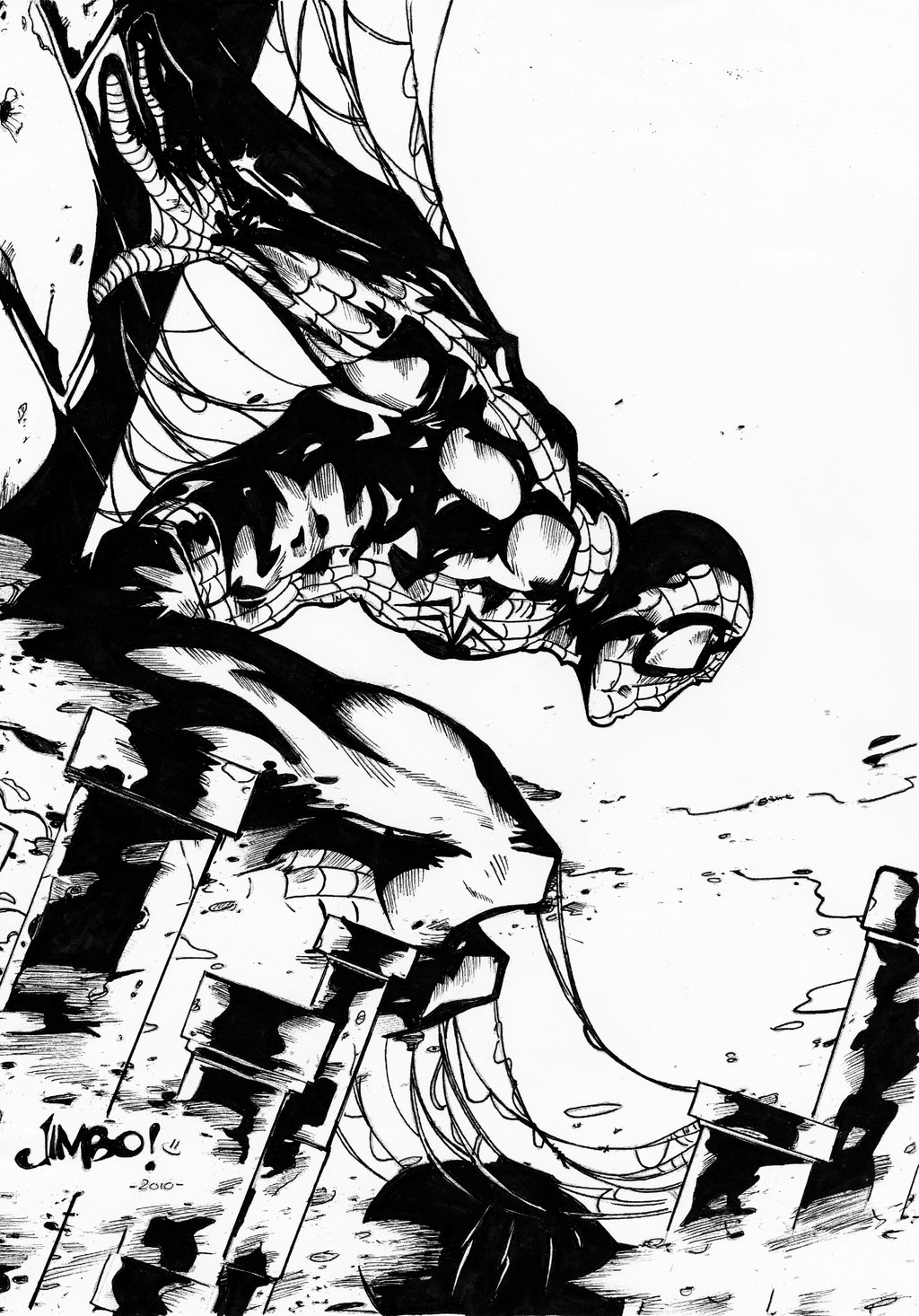 1024x1466 Spiderman Ink