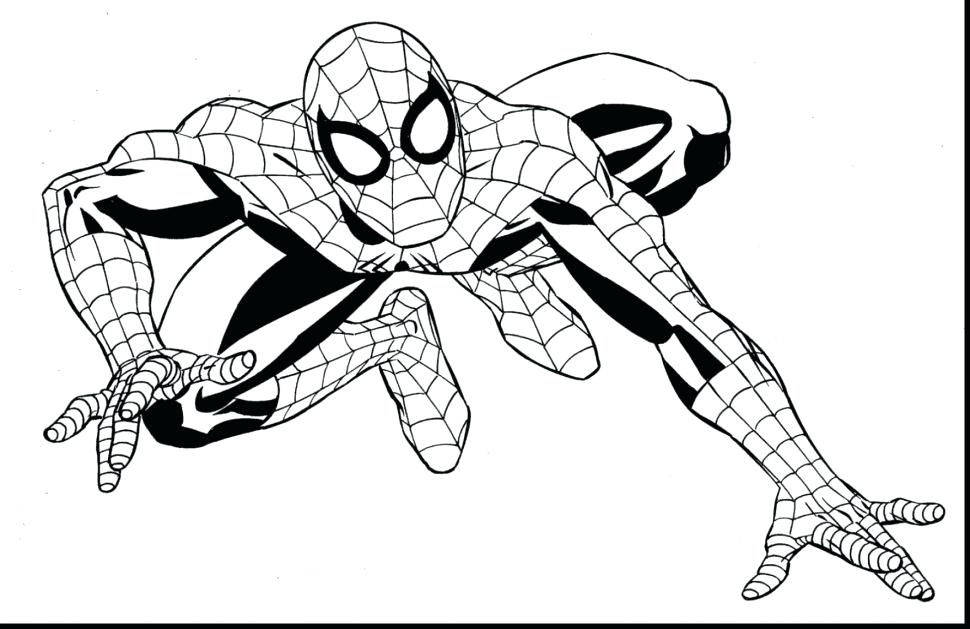970x629 Marvel Coloring Pages Coloring Pages Surprising Spider Man