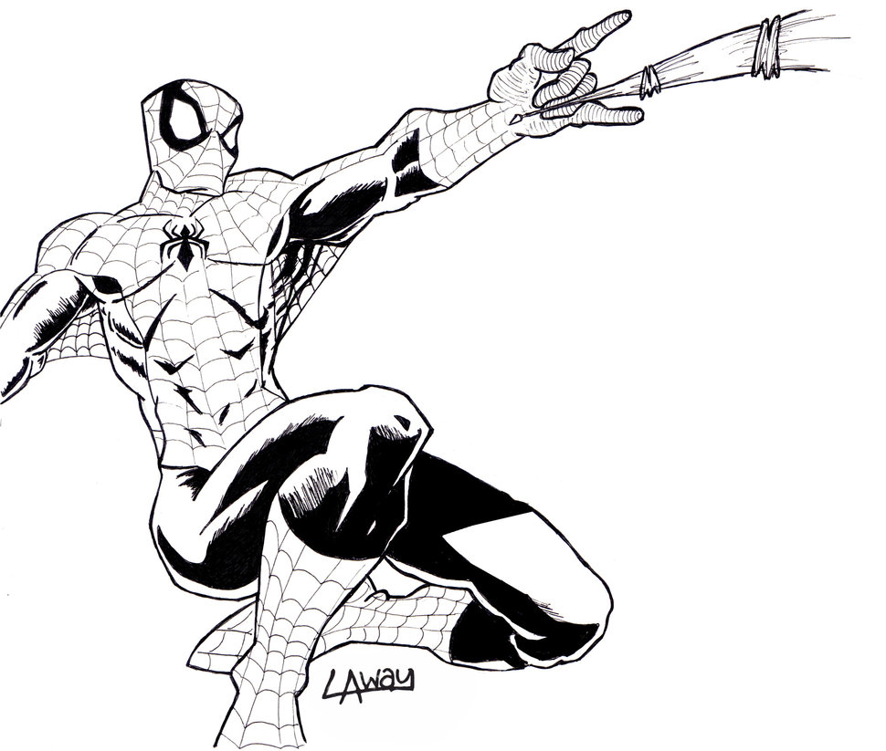 970x823 Ol' Spiderman Lineart By Angelcrusher