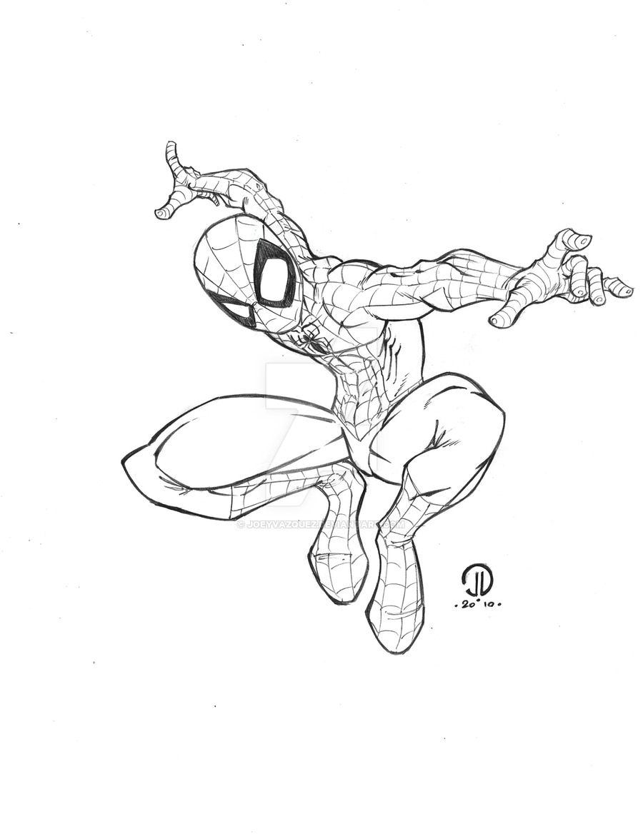 Spider Man Pencil Drawing at GetDrawings | Free download