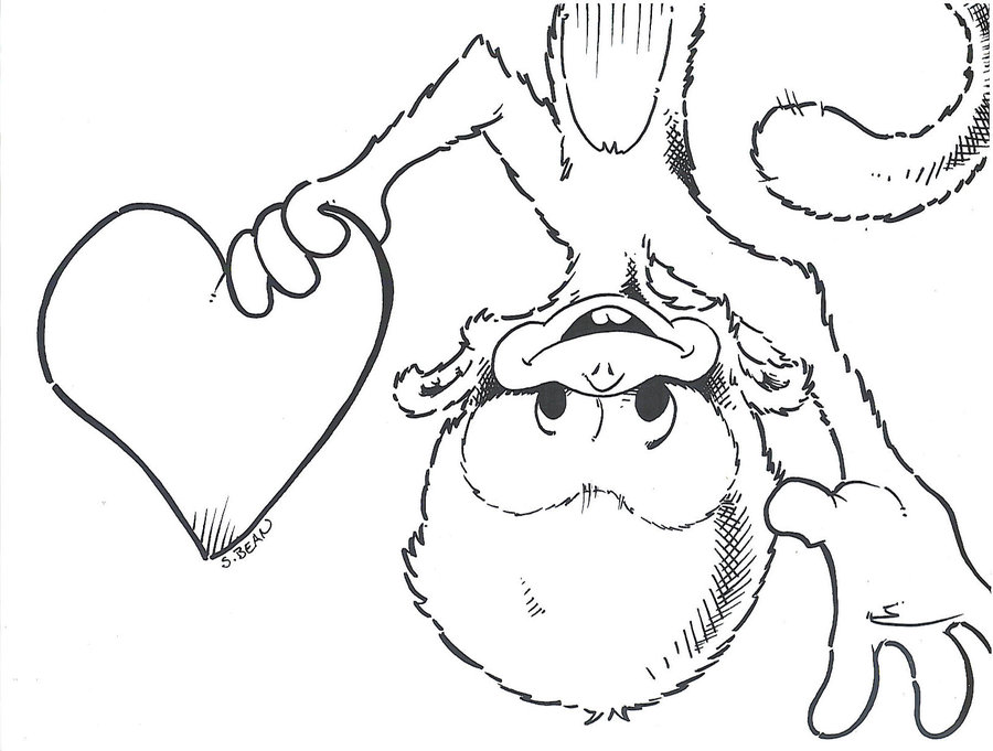 900x681 Spider Monkey By Smackybean