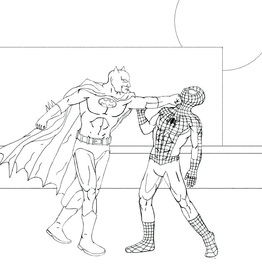 844x900 Great Spider Man 2099 Coloring Pages Fee Drawn Batman Pencil