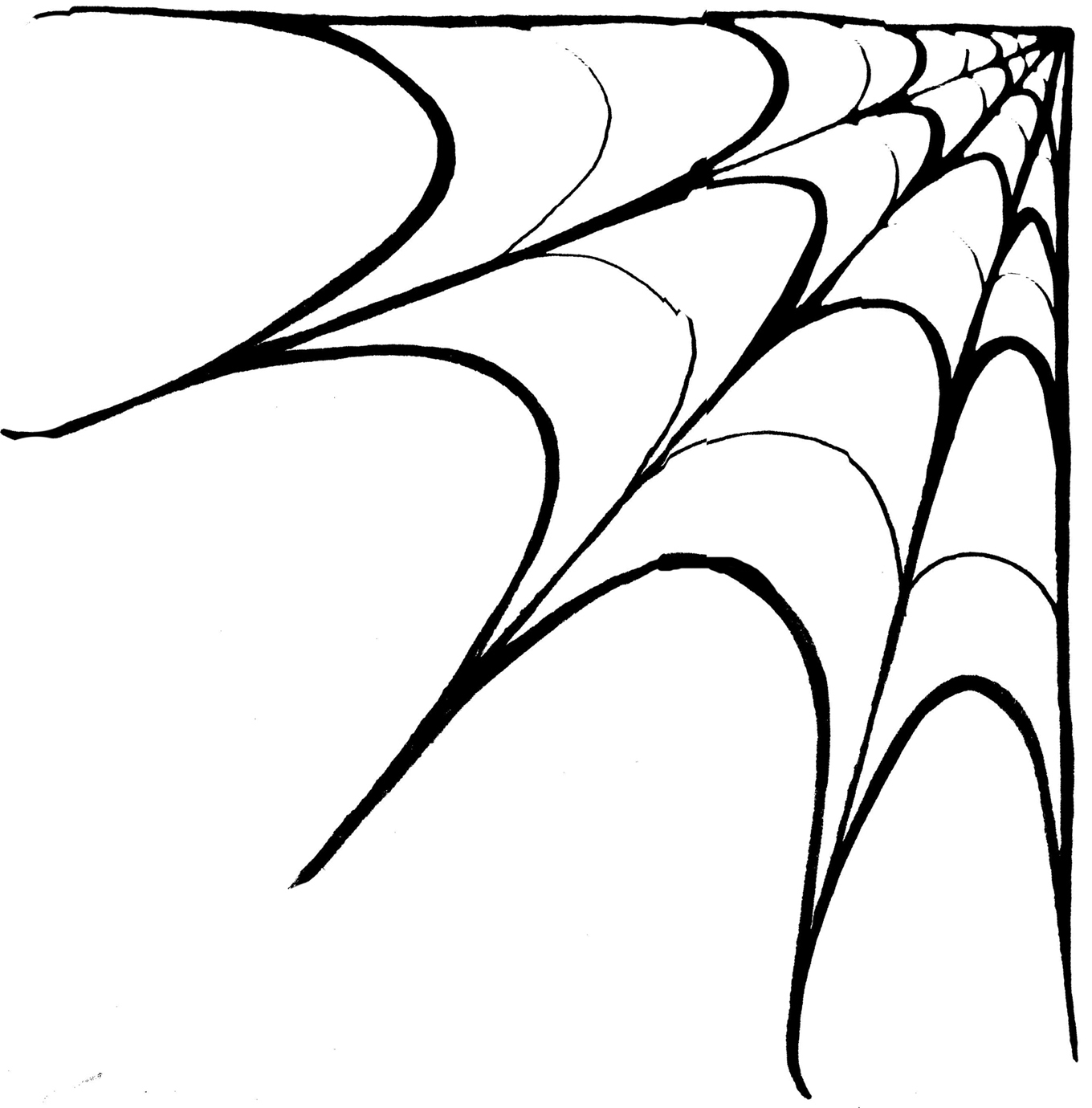 1360x1380 Spider Web Drawings Drawn Spider Web Spiral