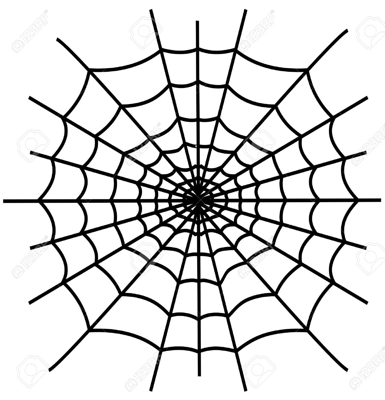 1250x1300 Spider Web Cartoon Drawing Black Spiderweb Isolated On White