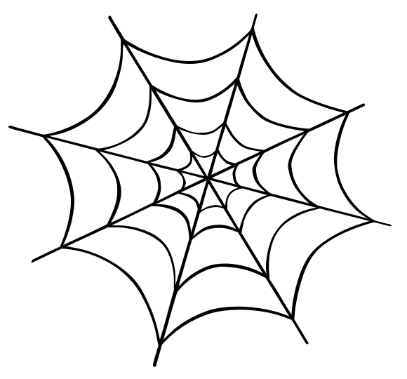 580x540 Spider Clipart Web Drawing