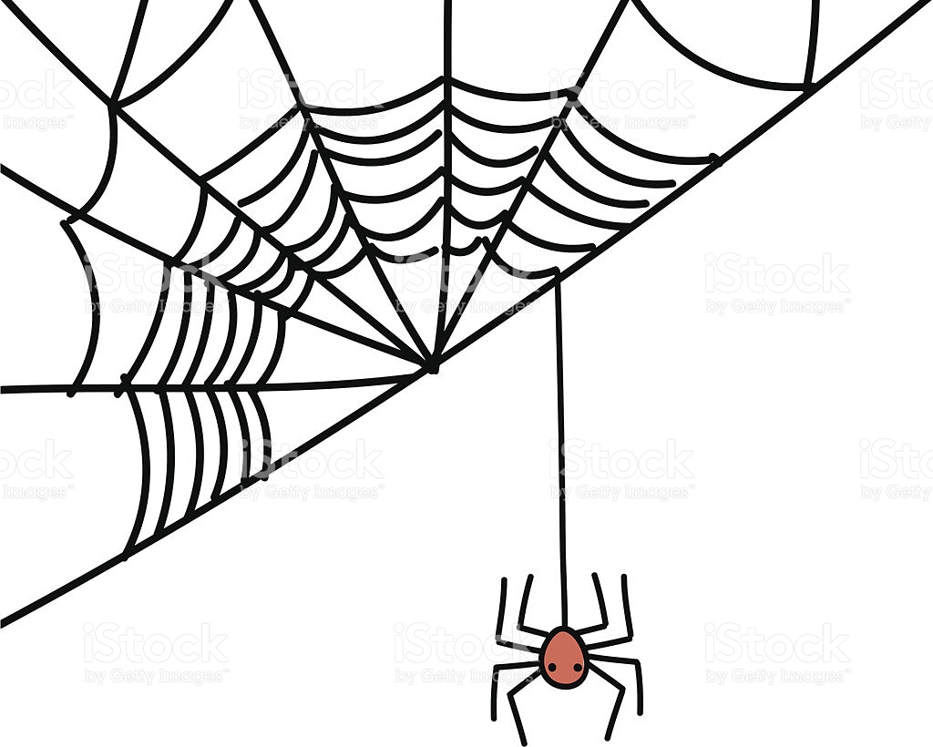 1024x820 Drawn Spider Web Line Drawing