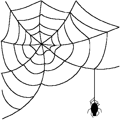 400x400 Pattern Clipart Spider Web