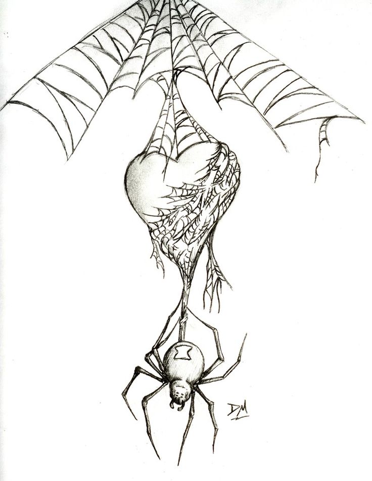 736x952 Black Widow Tattoo Designs