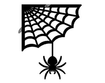 340x270 Spider Web Clipart Corner