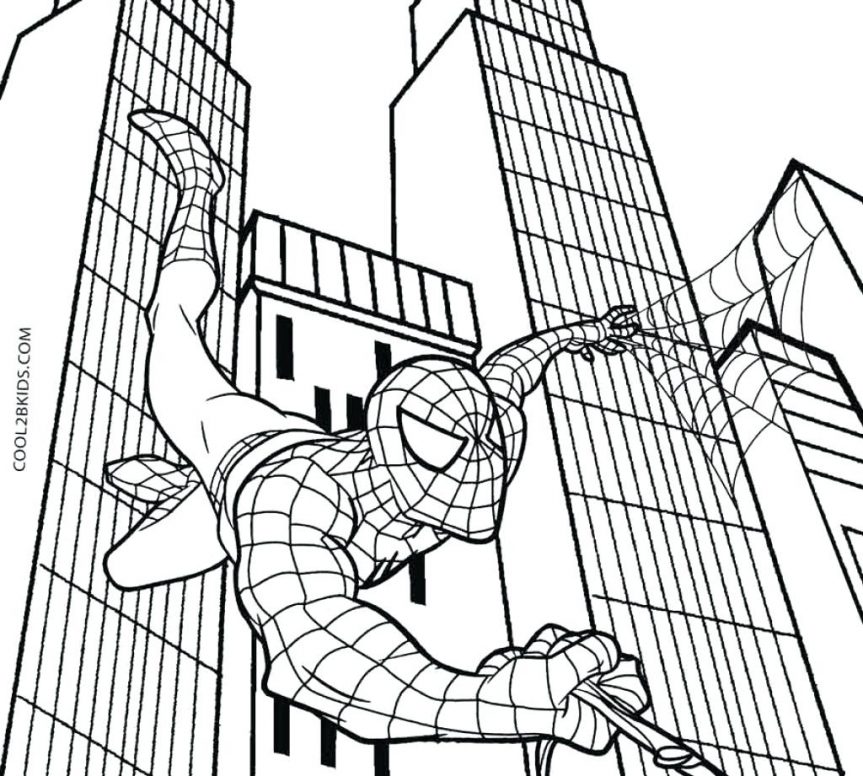863x776 Mesmerizing Spiderman 3 Coloring Pages 22 On Coloring Books