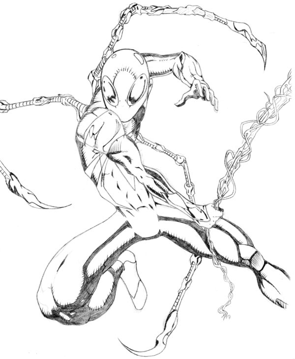 600x730 Iron Spiderman By Dsarte
