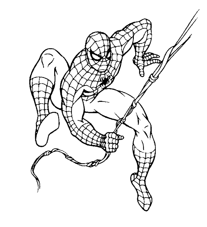 676x743 Spider Man Black And White Clipart