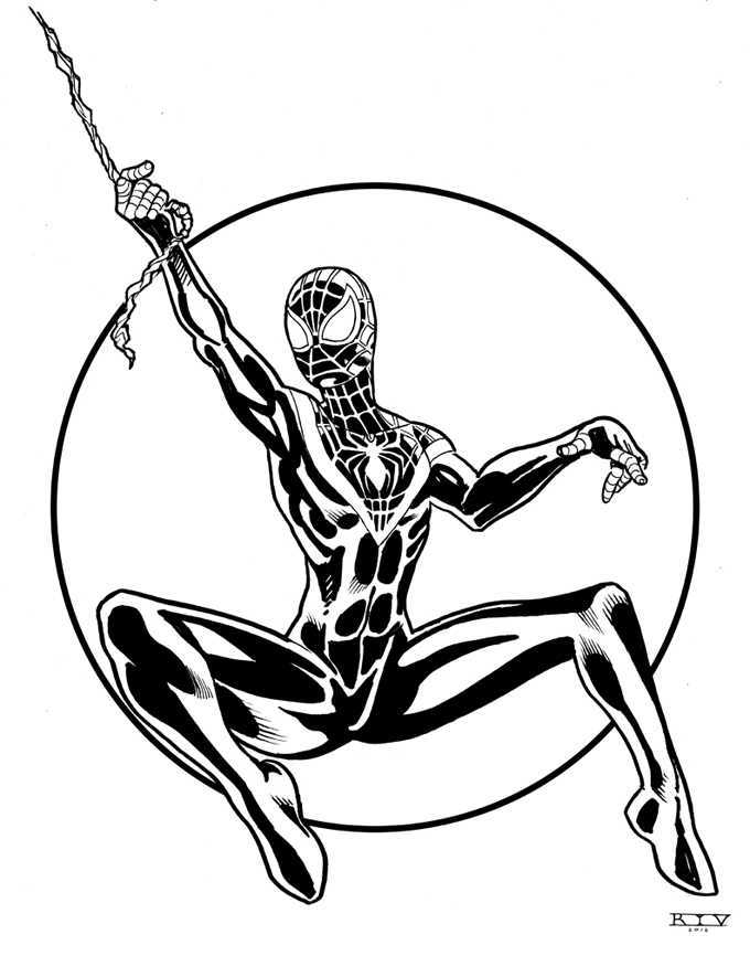 680x866 Drawn Spider Man Sharpie